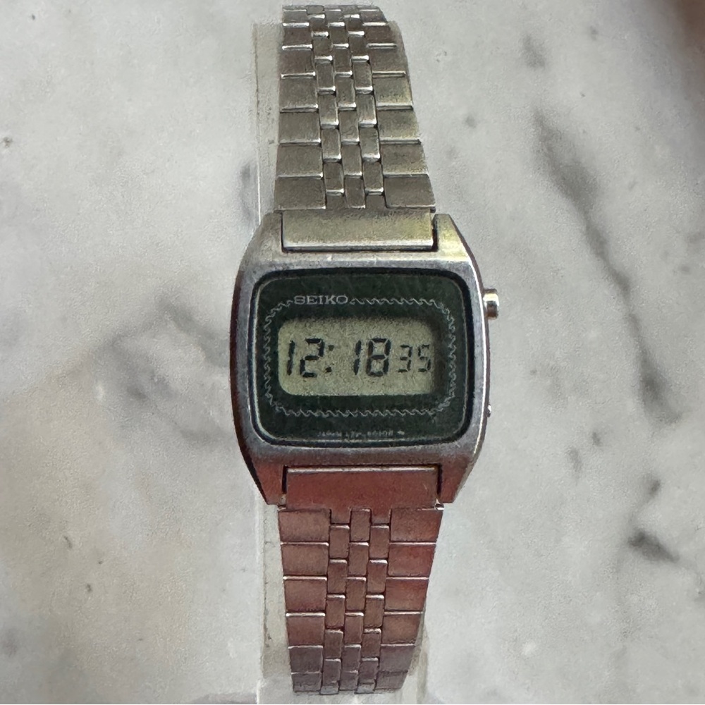 Vintage 1979 Seiko Green Dial Digital Women’s Day/Date Watch w/ New Battery